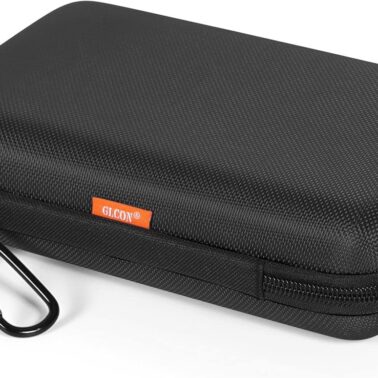Shockproof Hard Shell Carrying Case for GPS, External Hard Drive | Power Bank, Charger, Cable, Heart Monitor, Cell Phone, Electronic Accessories - Larger Capacity Storage Pouch Travel Bag
